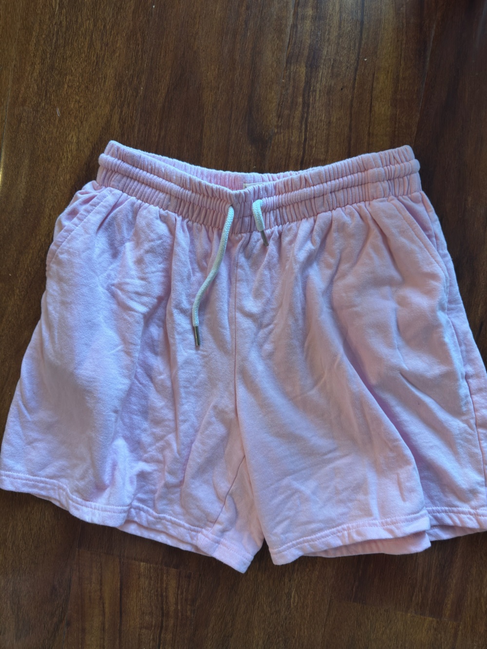 Light Pink High Waist Women’s Shorts